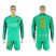 Barcelona #13 Cillesse Green Goalkeeper Long Sleeves Soccer Club Jersey