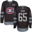 Adidas Montreal Canadiens #65 Andrew Shaw Black 1917-2017 100th Anniversary Stitched NHL Jersey