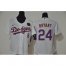 Los Angeles Dodgers #8 #24 Kobe Bryant Women Nike White Purple No. Cool Base 2020 KB Patch MLB Jersey