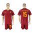 Roma #15 Vermaelen Red Home Soccer Club Jersey