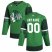 Chicago Blackhawks Mens Adidas 2020 St. Patricks Day Custom Stitched NHL Jersey Green
