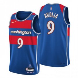 Washington Washington Wizards #9 Deni Avdija Mens Nike Blue 2021/22 Swingman NBA Jersey – City Edition Mens