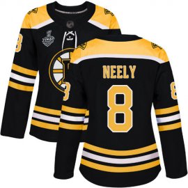 Adidas Boston Bruins #8 Cam Neely Black Home Authentic Stanley Cup Final Bound Womens Stitched NHL Jersey