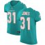 Nike Miami Dolphins #31 Byron Jones Aqua Green Team Color Mens Stitched NFL Vapor Untouchable Elite Jersey