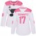 Adidas St. Louis Blues #17 Jaden Schwartz White/Pink Authentic Fashion Stanley Cup Champions Womens Stitched NHL Jersey