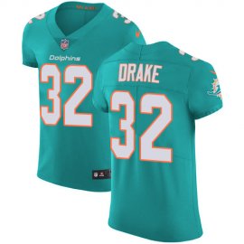 Nike Miami Dolphins #32 Kenyan Drake Aqua Green Team Color Mens Stitched NFL Vapor Untouchable Elite Jersey