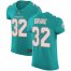 Nike Miami Dolphins #32 Kenyan Drake Aqua Green Team Color Mens Stitched NFL Vapor Untouchable Elite Jersey