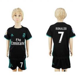 Real Madrid #7 Ronaldo Away Kid Soccer Club Jersey