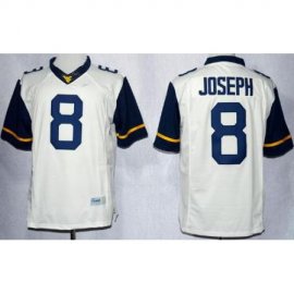 West Virginia Mountaineers (WVU) 8 Karl Joseph White College Football Limited NCAA Jerseys