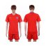 Chile Blank Home Soccer Country Jersey