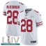 Nike San Francisco 49ers #28 Jerick McKinnon White Super Bowl LIV 2020 Mens Stitched NFL Vapor Untouchable Limited Jersey