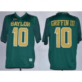 Baylor Bears Lache 10 Rebort Griffin Green College Football NCAA Jerseys