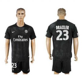 Paris Saint-Germain #23 Draxler Sec Away Soccer Club Jersey