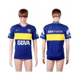 Boca Juniors Blank Home Soccer Club Jersey