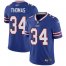 Nike Buffalo Bills #34 Thurman Thomas Royal Blue Team Color Mens Stitched NFL Vapor Untouchable Limited Jersey