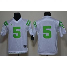 Kids Notre Dame Fighting Irish 5# Manti Teo White College Football NCAA Jersey