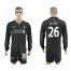 Liverpool #26 Ilori Away Long Sleeves Soccer Club Jersey