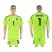 Belgium #1 COURTOIS Fluorescent Green Goalkeeper 2018 FIFA World Cup Soccer Jersey