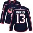 Adidas Columbus Blue Jackets #13 Cam Atkinson Navy Blue Home Authentic Womens Stitched NHL Jersey