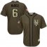 New York Mets #6 Jeff McNeil Green Salute to Service Stitched Youth MLB Jersey