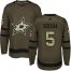 Adidas Dallas Stars #5 Andrej Sekera Green Salute to Service Youth Stitched NHL Jersey