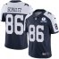 Nike Dallas Cowboys #86 Dalton Schultz Navy Blue Thanksgiving Mens Stitched With Established In 1960 Patch NFL Vapor Untouchable Limited Throwback Jersey