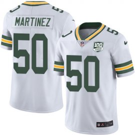 Nike Green Bay Packers #50 Blake Martinez White Mens 100th Season Stitched NFL Vapor Untouchable Limited Jersey