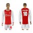 Ajax #10 Klaassen Home Long Sleeves Soccer Club Jersey