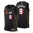 Miami Miami Heat #8 Markieff Morris Mens Nike Black 2021/22 Swingman NBA Jersey – City Edition Mens