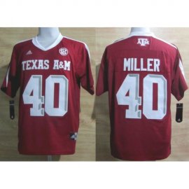 Texas A&M Aggies 40 Von Miller Red College Football NCAA Jersey