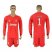 Juventus #1 Buffon Red Goalkeeper Long Sleeves Soccer Club Jersey