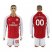 Arsenal Personalized Home Long Sleeves Soccer Club Jersey