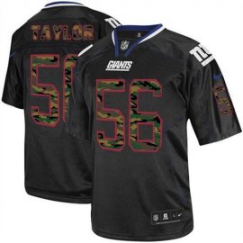 Nike New York Giants #56 Lawrence Taylor Black Mens Stitched NFL Elite Camo Fashion Jersey