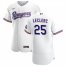Texas Rangers #25 Jose Leclerc Mens Nike White Home 2020 Authentic Player MLB Jersey