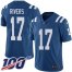 Nike Indianapolis Colts #17 Philip Rivers Royal Blue Mens Stitched NFL Limited Rush 100th Season Jersey