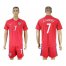 Chile #7 A.Sanchez Home Soccer Country Jersey