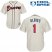 Atlanta Braves #1 Ozzie Albies Cream Cool Base Stitched Youth MLB Jersey
