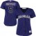 Colorado Rockies #5 Carlos Gonzalez Purple Alternate Womens Stitched MLB Jersey