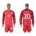 England #20 Barkley Away Long Sleeves Soccer Country Jersey