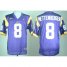 LSU Tigers 8# Zach Mettenberger Purple College Football NCAA Jersey