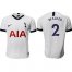 Tottenham Hotspur #2 Walker White Home Soccer Club Jersey