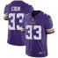 Nike Minnesota Vikings #33 Dalvin Cook Purple Team Color Mens Stitched NFL Vapor Untouchable Limited Jersey