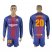 Barcelona #20 SROBERTO Home Long Sleeves Soccer Club Jersey