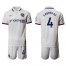 Chelsea #4 Fabregas Away Soccer Club Jersey