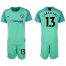 Chelsea #13 Caballero Green Goalkeeper Soccer Club Jersey