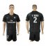 Paris Saint-Germain #2 T.Silva Sec Away Soccer Club Jersey