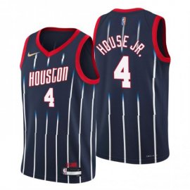 Houston Houston Rockets #4 Danuel House Jr. Mens Nike Navy 2021/22 Swingman NBA Jersey – City Edition Mens