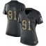 Nike Miami Dolphins #91 Cameron Wake Black Womens Stitched NFL Limited 2016 Salute to Service Jersey