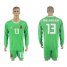 Spain #13 Arrizabalaga Green Long Sleeves Goalkeeper Soccer Country Jersey
