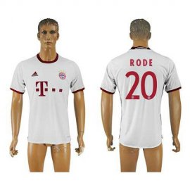 Bayern Munchen #20 Rode White Soccer Club Jersey
